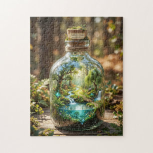 Wereld in een fles legpuzzel