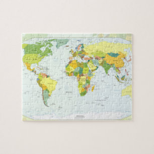 wereld+kaart+wereldbol+land+atlas legpuzzel