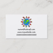 Wereld Kinder Visitekaartje (Achterkant)