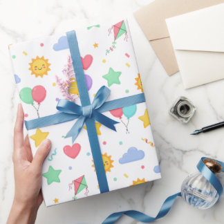 Wereld Kinderdag Inpakpapier