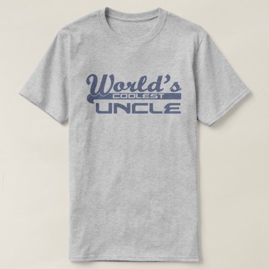 Wereld koelste oom t-shirt (Design voorkant)