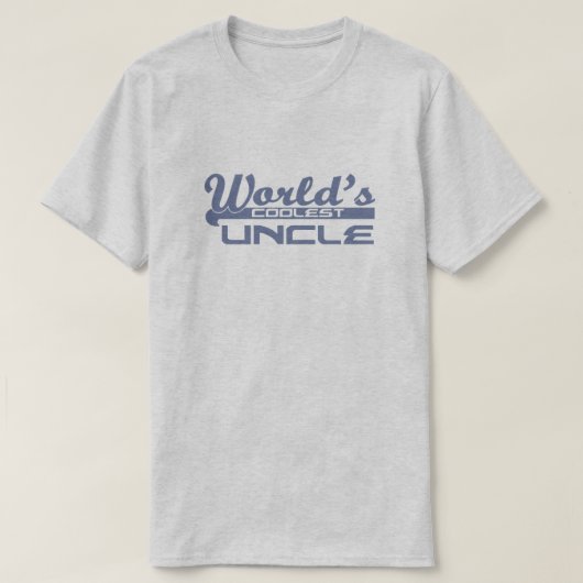 Wereld koelste oom t-shirt (Design voorkant)