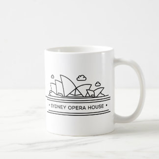 Wereld landmerk: Sydney Opera House Koffiemok