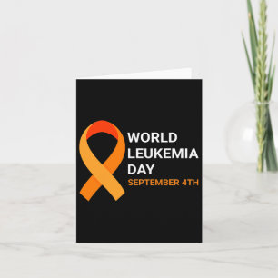 Wereld Leukemie Dag Grote Leukemie Bewustzijn 1 Kaart