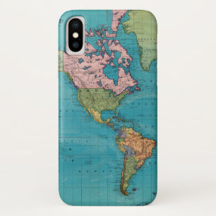Wereld, Mercator-projectie iPhone X Hoesje