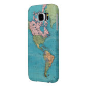 Wereld, Mercator-projectie Case-Mate Samsung Galaxy Hoesje (Achterkant Links)