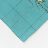 Wereld, Mercator-projectie Fleece Deken (Hoek)