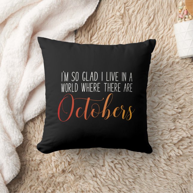 Wereld met Octobers Kussen (Deken)