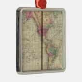 Wereld Metalen Ornament (Rechts)