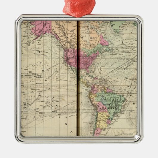 Wereld Metalen Ornament (Voorkant)