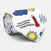 Wereld Meteorologische Dag Stropdas (Opgerold)