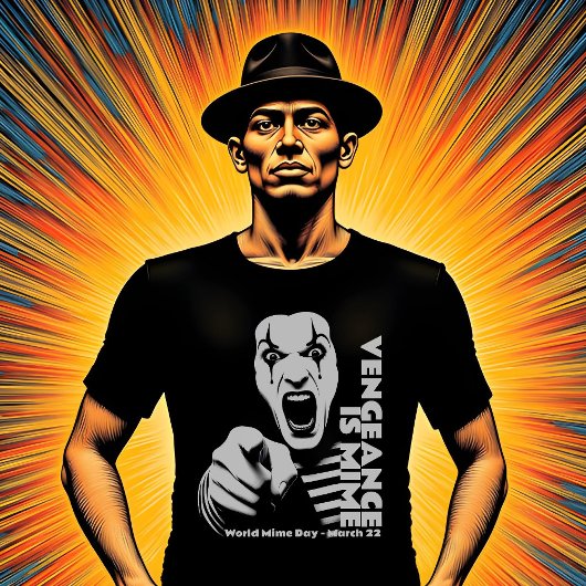 Wereld Mime Dag T-shirt