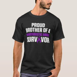 Wereld Narcistisch Misbruik Bewustzijn Brother Sur T-shirt