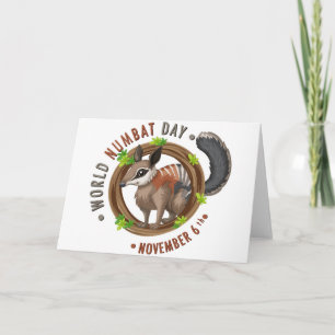 Wereld Numbat Dag Kaart