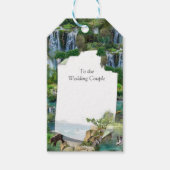 Wereld oceanen en rivieren, meren en sport cadeaulabel (Voorkant)