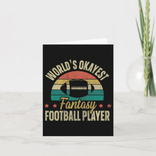 Wereld Okayest Fantasy Football Player Fantasy Foo Kaart