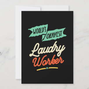 Wereld Okayest Laudry Worker Kaart