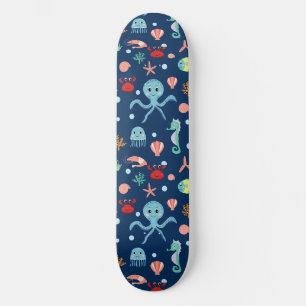 Wereld onder water skateboard