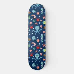 Wereld onder water skateboard