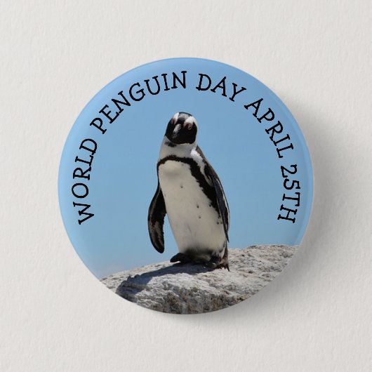 Wereld Pinguïn Dag 25 april 2010 Button (Voorkant)