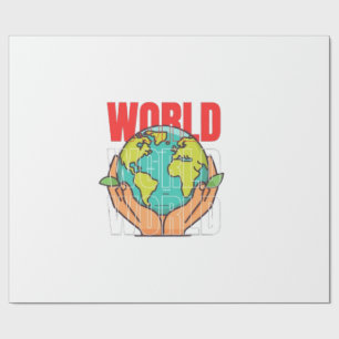 Wereld – Reisavontuur Globe-ontwerp Cadeaupapier