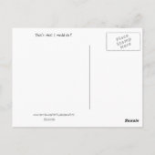 Wereld roze wijzigen briefkaart (Achterkant)