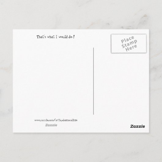 Wereld roze wijzigen briefkaart (Achterkant)