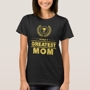 Wereld `s grootste MOM Beste Moederdag Familie Gif T-shirt