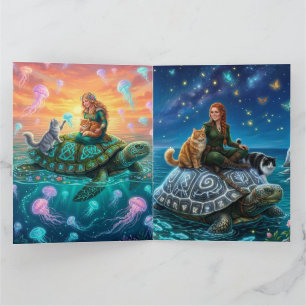 wereld schildpad kaart