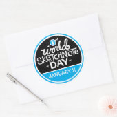 Wereld Sketchnote Dag Stickers (Envelop)
