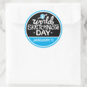 Wereld Sketchnote Dag Stickers (Tas)