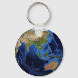 Wereld Sleutelhanger
