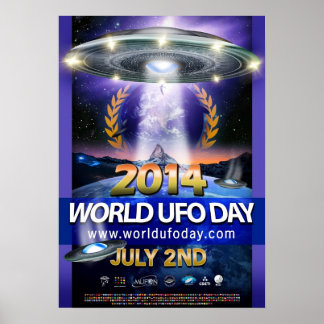 Wereld UFO-dag 2014 Poster