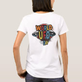 Wereld ufo dag t shirt grafisch t-shirt (Achterkant)