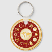 Wereld van de Faith Sleutelhanger (Voorkant)