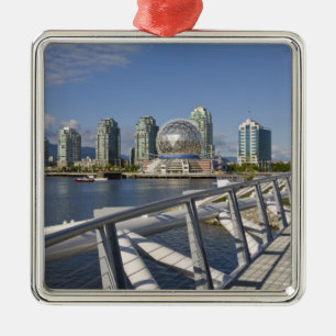 Wereld van de Wetenschap, Vancouver, Brits Columbi Metalen Ornament