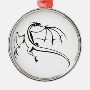 Wereld van Draak Metalen Ornament