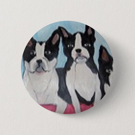 wereld van eric dogs land ronde button 5,7 cm (Voorkant)