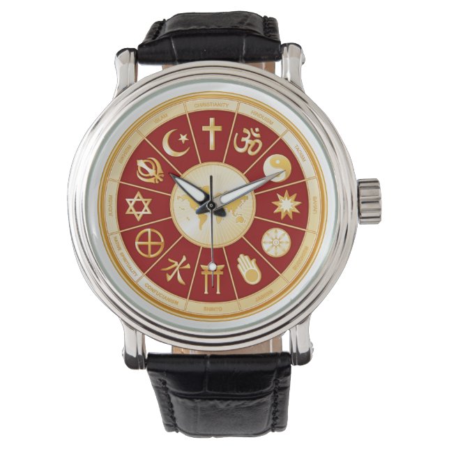 Wereld van geloof horloge (Voorkant)