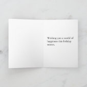 Wereld van Geluk Feestdagen Kaart (Binnen)