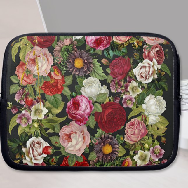 wereld van Rozen Laptop Sleeve (Creator heeft geüpload)