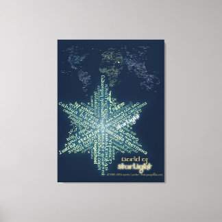 Wereld van Sterrenlicht Canvasprint Canvas Afdruk