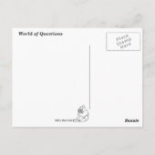 Wereld van vragen briefkaart (Achterkant)