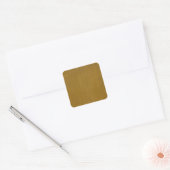 Wereld Vierkante Sticker (Envelop)