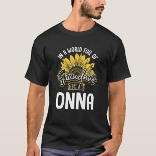 Wereld Vol van oma zijn een Onna Gif T-shirt