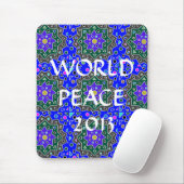 WERELD VREDE 2013 MUISMAT (Met muis)