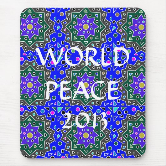 WERELD VREDE 2013 MUISMAT (Voorkant)