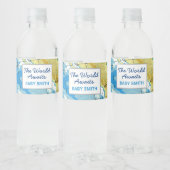 Wereld wacht op Baby shower waterflesje label Waterfles Etiket (Flessen)