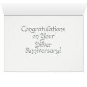 Wereld Word Zilver Jubileum Kaart (Binnen Horizontaal (Onder))