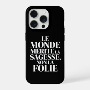 Wereld zonder stabiliteit iPhone 15 pro hoesje